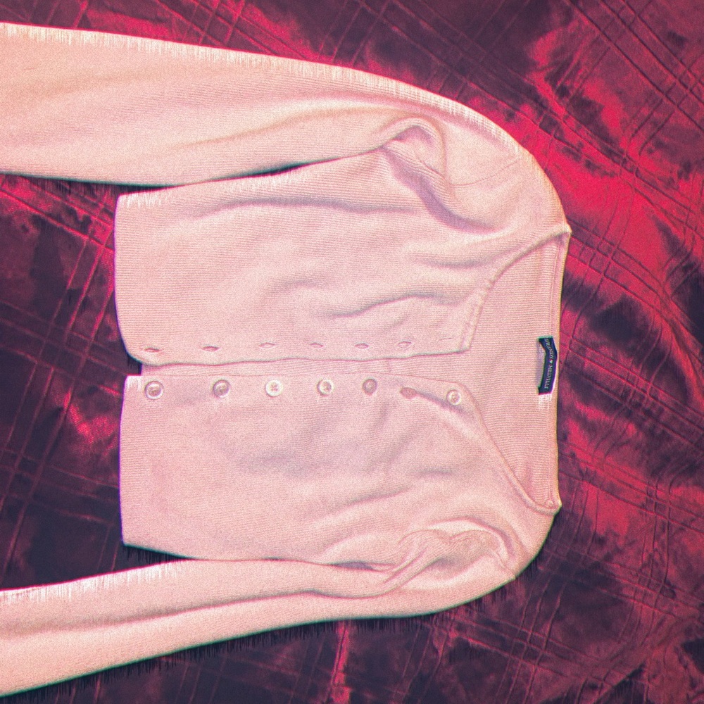 Brandy Melville baby pink cropped sweater